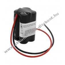 Vszvilgts Akkumultor, Ni-MH, 4.8V, 2000mAh, F2x2, Mignon AA, 20 cm vezetkkel