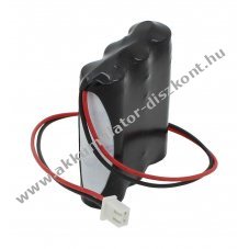 Vszvilgts Akkumultor, Ni-MH, 3.6V, 1800mAh, F1x3, Mignon AA, 15 cm vezetkkel s csatlakozval
