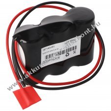 Vszvilgts Akkumultor, Ni-Cd, 3.6V, 2500mAh, F1x3, Baby C, 20 cm vezetkkel
