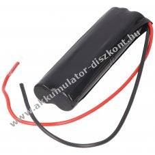 Vszvilgts Akkumultor, Ni-MH, 4.8V, 1500mAh, L2x2, Mignon AA, 20 cm vezetkkel