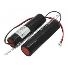 Vszvilgts Akkumultor, Ni-Cd, 4.8V, 1800mAh, 2x L1x2, Sub-C, vezetkkel s csatlakozval
