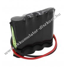 Vszvilgts Akkumultor, Ni-MH, 4.8V, 1500mAh, F1x4 Akkumultorpakk, Mignon AA, 20 cm vezetkkel