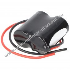 Vszvilgts Akkumultor, Ni-Cd, 2.4V, 1800mAh, F1x2 Akkumultorpakk, Sub-C, 20 cm vezetkkel