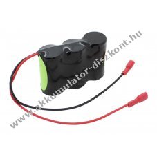 Vszvilgts Akkumultor, Ni-MH, 3.6V, 4000mAh, F1x3 Akkumultorpakk, Baby C, vezetkkel s csatlakozval