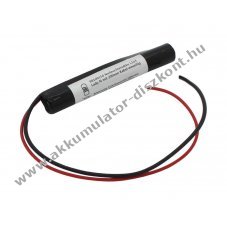 Vszvilgts Akkumultor, Ni-MH, 3.6V, 500mAh, L1x3 Akkumultorpakk, Lady N, 20 cm vezetkkel