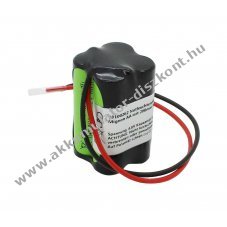 Vszvilgts Akkumultor, Ni-MH, 4.8V, 1800mAh, F2x2 Akkumultorpakk, Mignon AA, 20cm vezetkkel