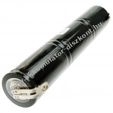Vszvilgts Akkumultor, Ni-CD, 3.6V, 4000mAh, 6.3mm s 4.8mm kontaktokkal