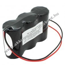 Vszvilgts Akkumultor, Ni-CD, 3.6V, 4500mAh, 20 cm vezetkkel