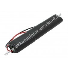 Vszvilgts Akkumultor, Ni-Cd, 7.2V, 860mAh, L2x3 Mignon AA Akkumultorpakk, 20 cm vezetkkel