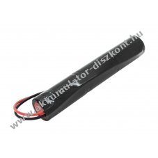 Vszvilgts Akkumultor, Ni-Cd, 3.6V, 2500mAh, L1x3 Baby C Akkumultorpakk, 20 cm vezetkkel