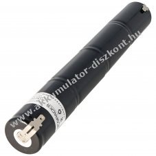 Vszvilgts Akkumultor, Ni-Cd, 4.8V, 4500mAh, L1x4 Mono D Akkumultorpakk, 4.8mm csszsaruval