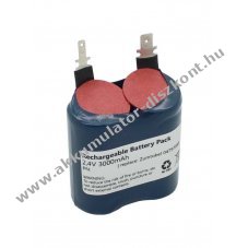 Vszvilgts Akkumultor, Ni-MH, 2.4V, 3000mAh, F1x2 Sub-C Akkumultorpakk, csszsaruval
