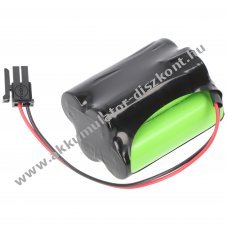 Vszvilgts Akkumultor, Ni-MH, 4.8V, 1100mAh, F2+2 Mignon AA Akkumultorpakk, 15 cm vezetkkel s csatlakozval