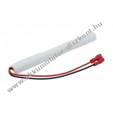 Vszvilgts Akkumultor, Ni-MH, 3.6V, 1800mAh, L1x3 Mingon AA Akkumultorpakk, vezetkkel s csszsaruval