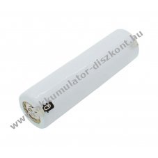 Vészvilágítás Akkumulátor, Ni-Cd, 2.4V, 4500mAh, L1x2 Mono D Akkumulátorpakk, Faston csatlakozóval