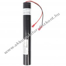 Vszvilgts Akkumultor, Ni-Cd, 4.8V, 4500mAh, L1x4 Mono D Akkumultorpakk, vezetkkel s Faston csatlakozval