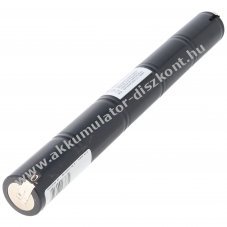Vszvilgts Akkumultor, Ni-Cd, 6V, 4500mAh, L1x5 Mono D Akkumultorpakk, Faston csatlakozval