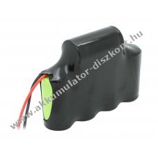 Vszvilgts Akkumultor, Ni-MH, 6V, 4000mAh, F1x4+1 Baby C Akkumultorpakk, 20 cm vezetkkel