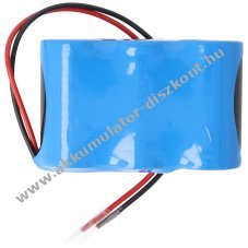 Vszvilgts Akkumultor, Ni-MH, 3.6V, 4000mAh, F1x3 Baby C Akkumultorpakk, 20 cm vezetkkel