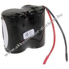 Vszvilgts Akkumultor, Ni-Cd, 2.4V, 4000mAh, F1x2 Mono-D Akkumultorpakk, 10 cm vezetkkel