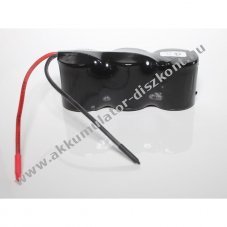 Vszvilgts Akkumultor, Ni-Cd, 3.6V, 2200mAh, F1x3 Mono 1/2 D Akkumultorpakk, 10 cm vezetkkel