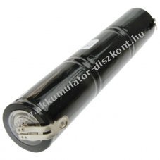 Vszvilgts Akkumultor, Ni-Cd, 3.6V, 4000mAh, L1x3 Mono-D Akkumultorpakk, Faston csatlakozval