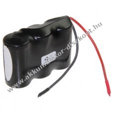 Vszvilgts Akkumultor, Ni-Cd, 3.6V, 2500mAh, F1x3 Baby C Akkumultorpakk, 10 cm vezetkkel