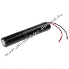 Vszvilgts Akkumultor, Ni-Cd, 3.6V, 2500mAh, L1x3 Baby C Akkumultorpakk, 10 cm vezetkkel