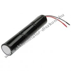 Vszvilgts Akkumultor, Ni-Cd, 3.6V, 4000mAh, L1x3 Mono D Akkumultorpakk, 10 cm vezetkkel