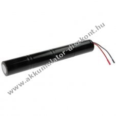 Vszvilgts Akkumultor, Ni-Cd, 4.8V, 4000mAh, L1x4 Mono D Akkumultorpakk, 10 cm vezetkkel