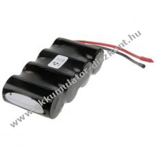 Vszvilgts Akkumultor, Ni-Cd, 4.8V, 1600mAh, F1x4 Sub-C Akkumultorpakk, 10 cm vezetkkel