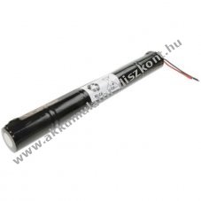 Vszvilgts Akkumultor, Ni-Cd, BF-4000DH, 6V, 4000mAh, L1x5 Mono D Akkumultorpakk, 10 cm vezetkkel