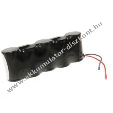 Vszvilgts Akkumultor, Ni-Cd, 6V, 4000mAh, F1x5 Mono D Akkumultorpakk, 10 cm vezetkkel