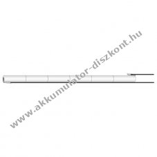 Vszvilgts Akkumultor, Ni-Cd, 7.2V, 2500mAh, L1x6 Baby C Akkumultorpakk, 10 cm vezetkkel