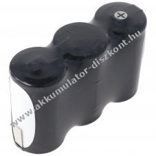 Vészvilágítás Akkumulátor, Ni-Cd, 3.6V, 4500mAh, F1x3 Mono D Akkumulátorpakk, forrasztófülekkel
