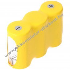 Vszvilgts Akkumultor, Ni-Cd, 3.6V, 2500mAh, F1x3 Baby C Akkumultorpakk, forrasztflekkel