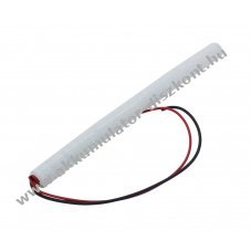 Vszvilgts Akkumultor, Ni-MH, 4.8V, 1100mAh, L1x4 Mignon AA Akkumultorpakk, 20 cm vezetkkel