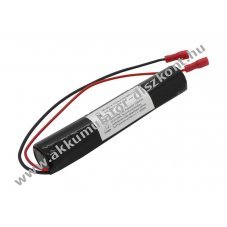 Vszvilgts Akkumultor, Ni-MH, 3.6V, 3500mAh, L1x3 Sub-C Akkumultorpakk, 20 cm vezetkkel, Faston csatlakoz