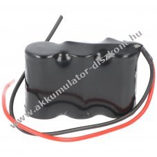 Vszvilgts Akkumultor, Ni-MH, 3.6V, 3500mAh, F1x3 Sub-C Akkumultorpakk, 20 cm vezetkkel