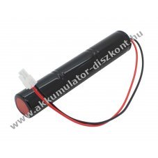 Vszvilgts Akkumultor, Ni-Cd, 3.6V, 4500mAh, L1x3 Mono Akkumultorpakk, vezetkkel s csatlakozval