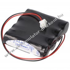 Vszvilgts Akkumultor, Ni-Cd, 4.8V, 860mAh, F1x4 Mignon AA Akkumultorpakk, vezetkkel s csatlakozval