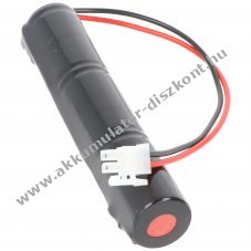 Vszvilgts Akkumultor, Ni-Cd, 3.6V, 1800mAh, L1x3 Sub-C Akkumultorpakk, 20 cm vezetk, csatlakoz