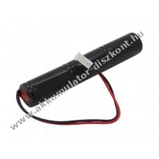 Vszvilgts Akkumultor, NiCd, 3.6V, 1800mAh, L1x3 Sub-C Akkumultorpakk, vezetkkel, csatlakozval
