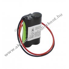 Vszvilgts Akkumultor, Ni-MH, 2.4V, 1800mAh, F1x2 Mignon Akkumultorpakk, 20 cm vezetkkel