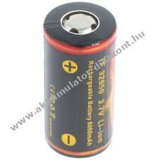 2db Trustfire 32650 Akkumultor 6000mAh 68,6x32,85mm - Kirusts! - A kszlet erejig!