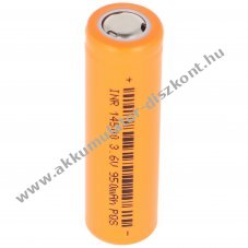INR 14500 Li-Ion Akkumultor 3.7V 950mAh, vdelmi elektronika nlkl