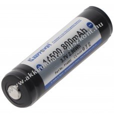 Keeppower 14500 Li-Ion Akkumultor 3.7V 800mAh, rintkez fejjel - Kirusts!