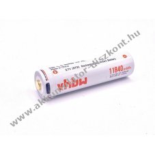 18650 Li-Ion Akkumultorcella Micro USB csatlakozval, 3200mAh, Li-Ion, 3,7V