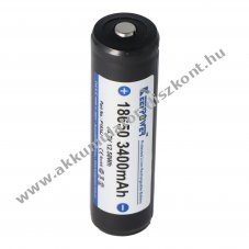 Keeppower 18650 Akkumultorcella 3.6V-3.7V 3400mAh vdelmi elektronikval