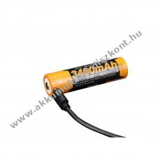 Fenix ARB-L18-3400U 18650 Li-Ion Akkumultor 3400mAh Mikro USB csatlakozval - A kszlet erejig!